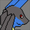 Minecraft Lucario Shiny pixel art by darkchaos11718 -- Fur Affinity [dot]  net