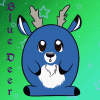 A_Blue_Deer